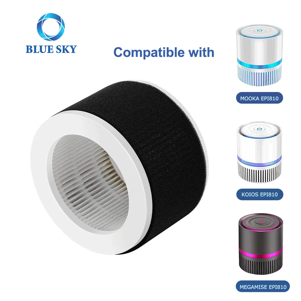 OEM 3-Stage H13 Activated Carbon Epi810 Filter Replacement for Mooka and Koios Megawise Epi810 Air Purifier