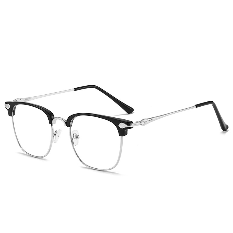 Chinese Factory Wholesale Fashion Classic Unisex Anti Blue Light Blocking Metal Glasses Computer Eyewear