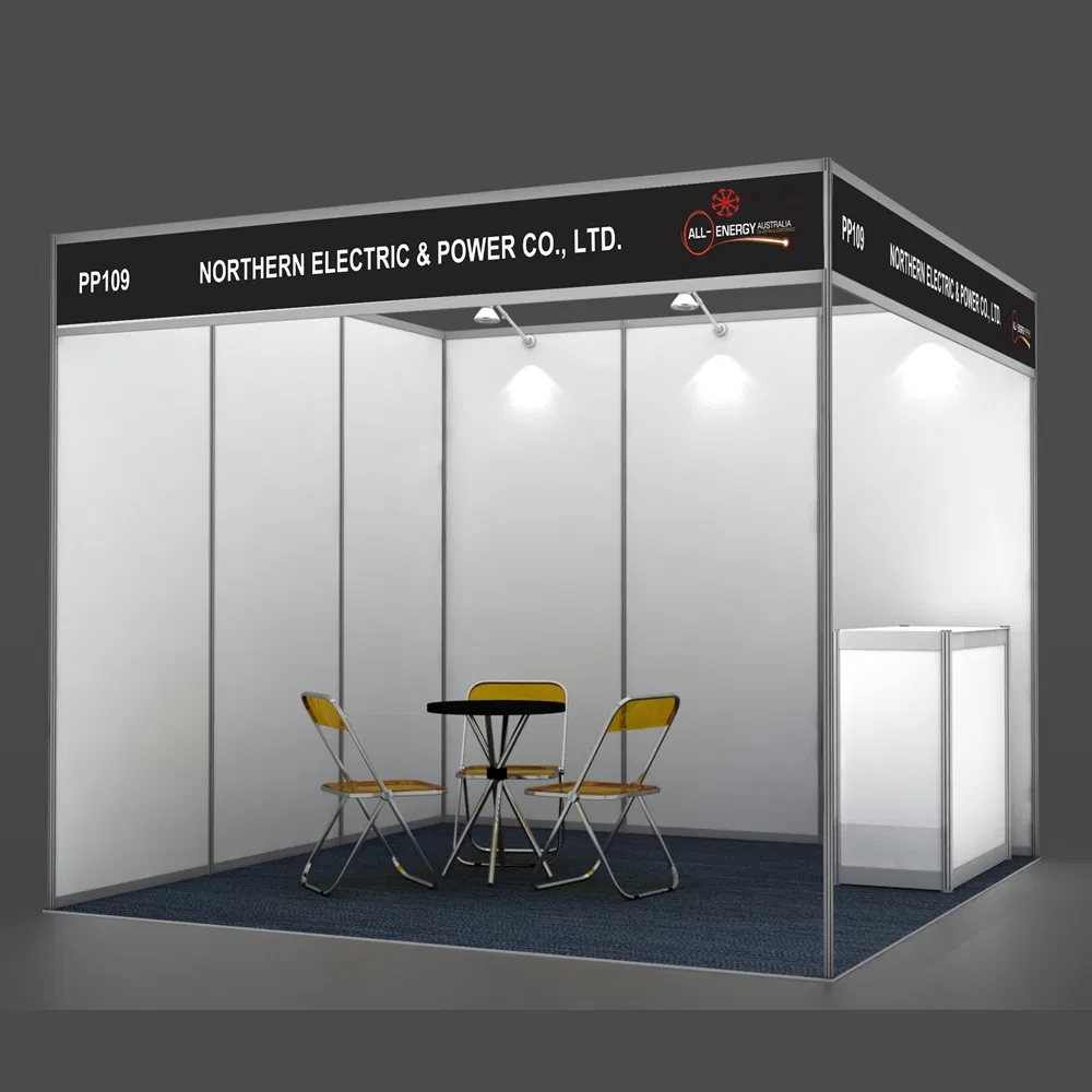 Trade Show Display Standard Scheme Booth 3X3 Display Stand Fit with Germany Octanorm System and Maxima System