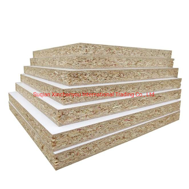 Cheap Price E0/E1/E2 White Color Melamine Chipboard Glossy 18mm Particleboard