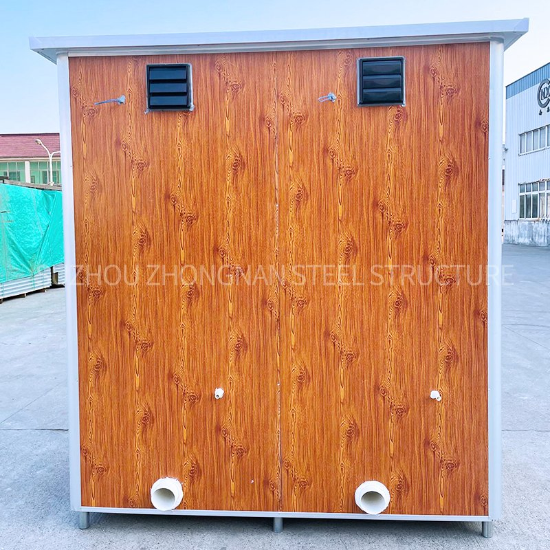 Boxable Grain Prefab Steel Mobile Portable Lavatory Temporary Toilet Factory Price