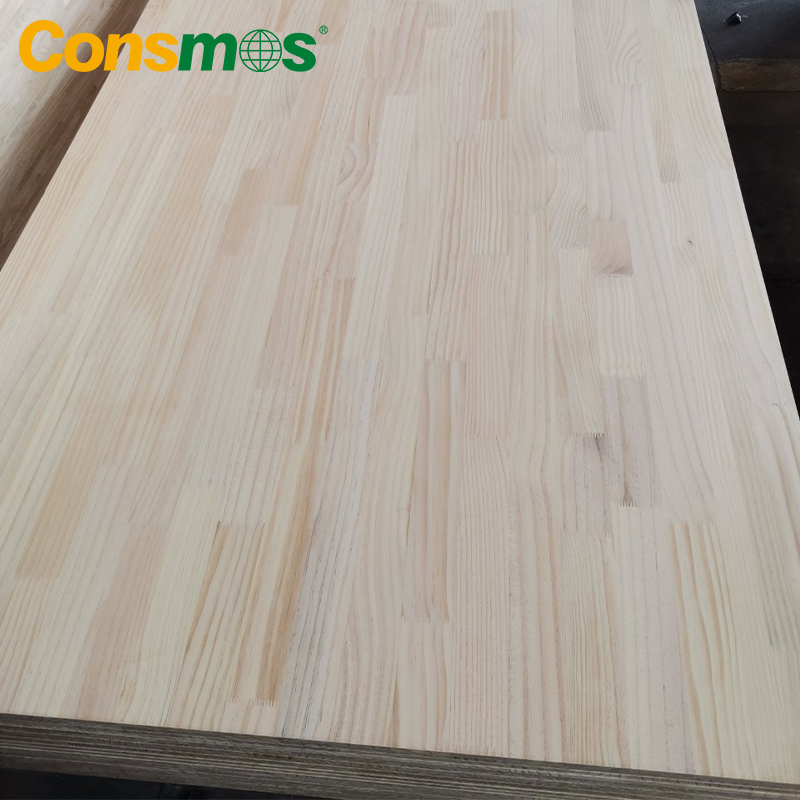 Factory Price E0 Glued Board Pine Laminated Lumber Wood Timber Finger Joint Board Building Material