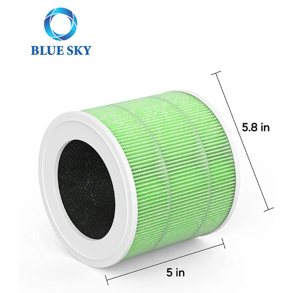 Air Purifier Replacement Filter Compatible with Loytio Ayafato Ioiow Air Purifier Cartridge HEPA Filter Parts