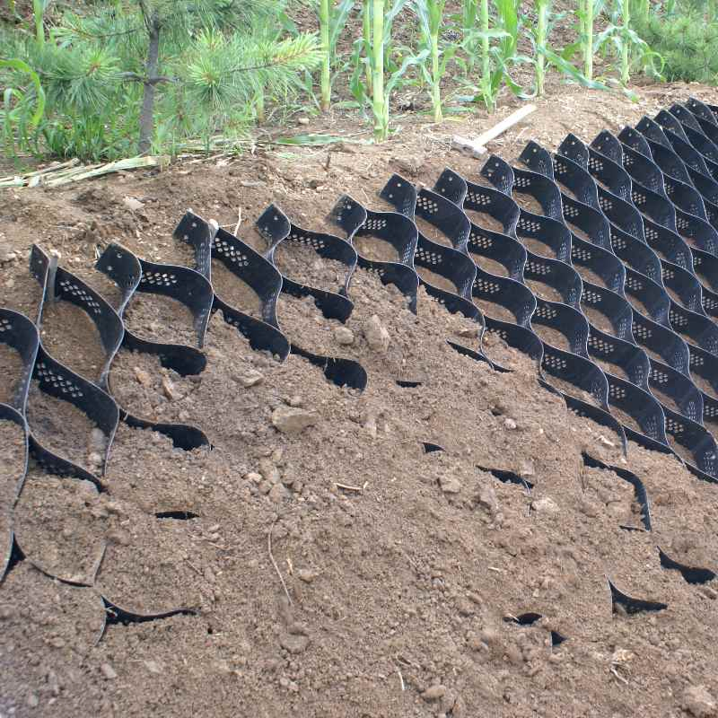 High Quality Strength HDPE Geocell for Construction / Slope Protection for Farm Parking