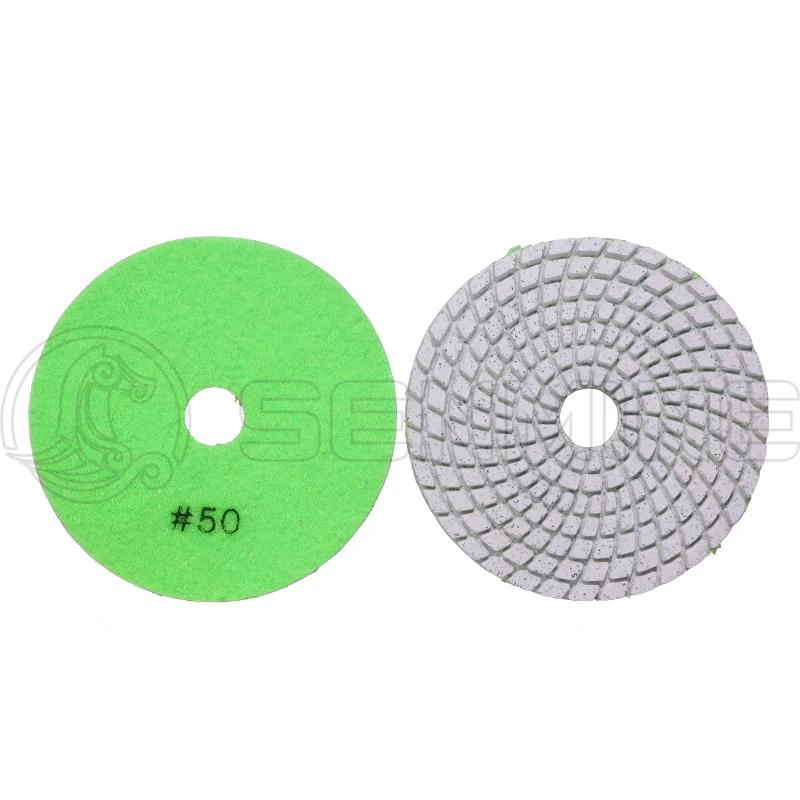 125mm Hot Selling Electronic Machine Granite Marble Diamond Polishing Pads