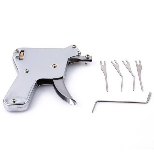 Stainless Steel Door Opener Locksmith Tool Padlock Repair Tools Kit Lock Pick Gun