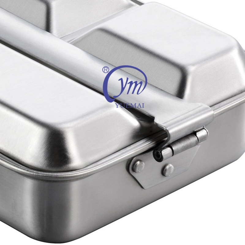 Factory Customized Logo Stainless Steel Camping Canteen Mess Kit