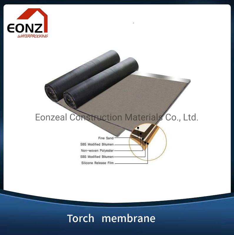 Torched-on Heat Resistant Waterproof Membrane for Flat Roof