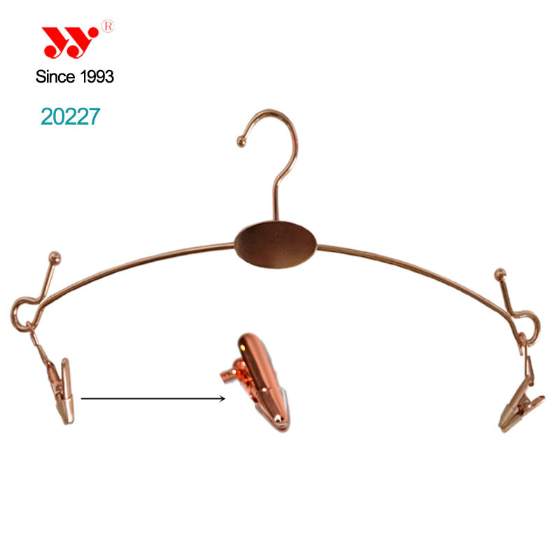 Full Metal Luxury Lingerie Metal Clips Hangers Underwear Hanger