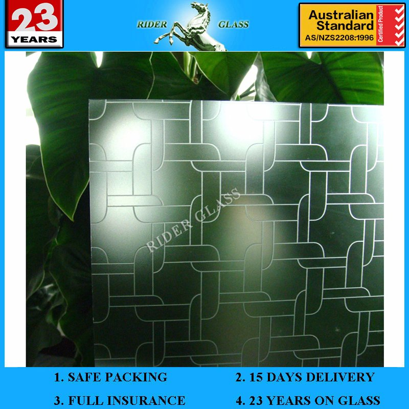 3-19mm Am-26 Architectural Decorative Acid Etched Frosted Art Glass