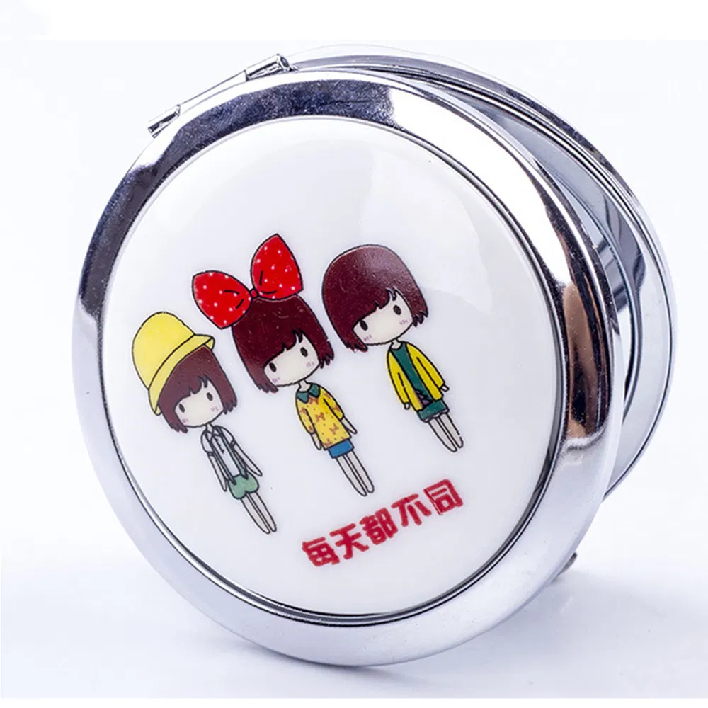 Wholesale Round Mirror Double Sided Mini Makeup Mirror