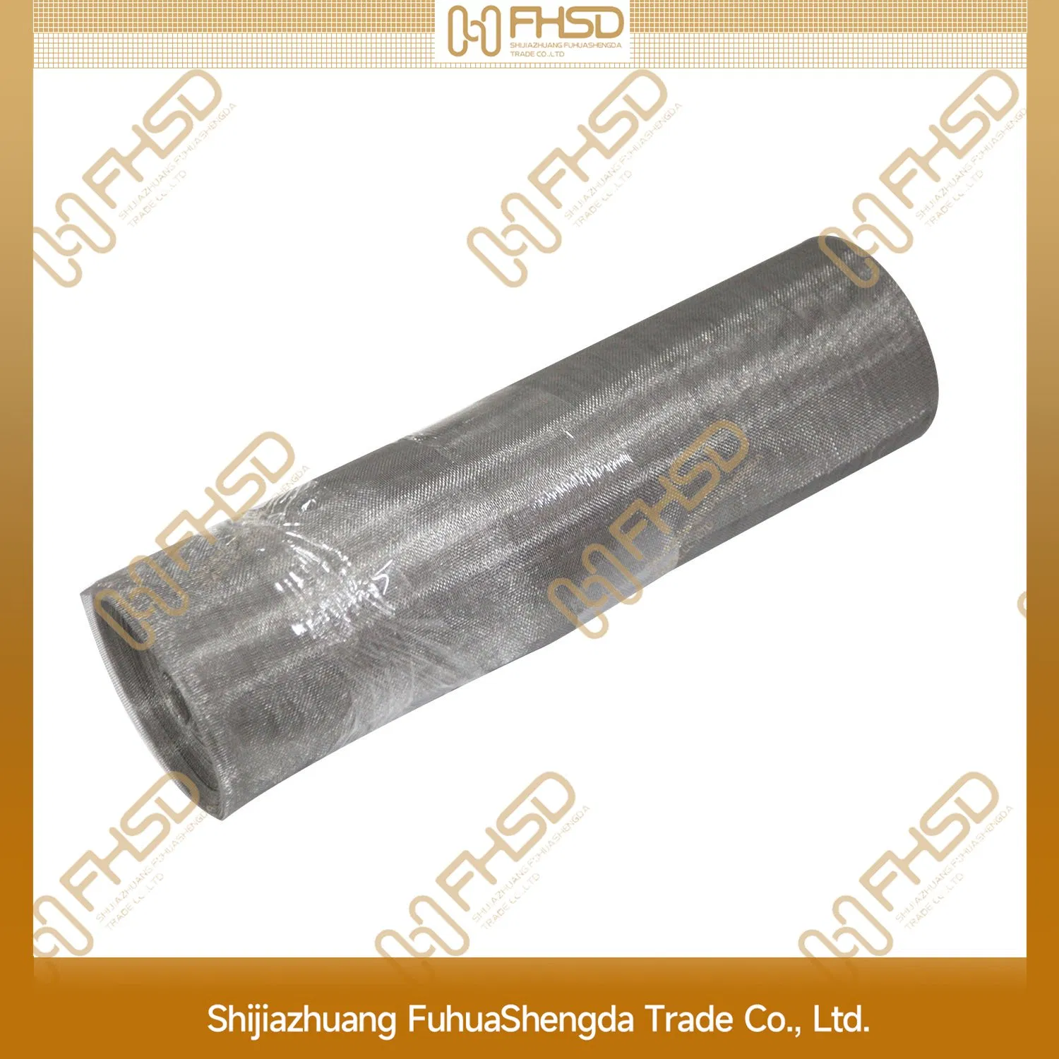 Stainless Steel Color /Silver Coated Aluminum Wire Mesh