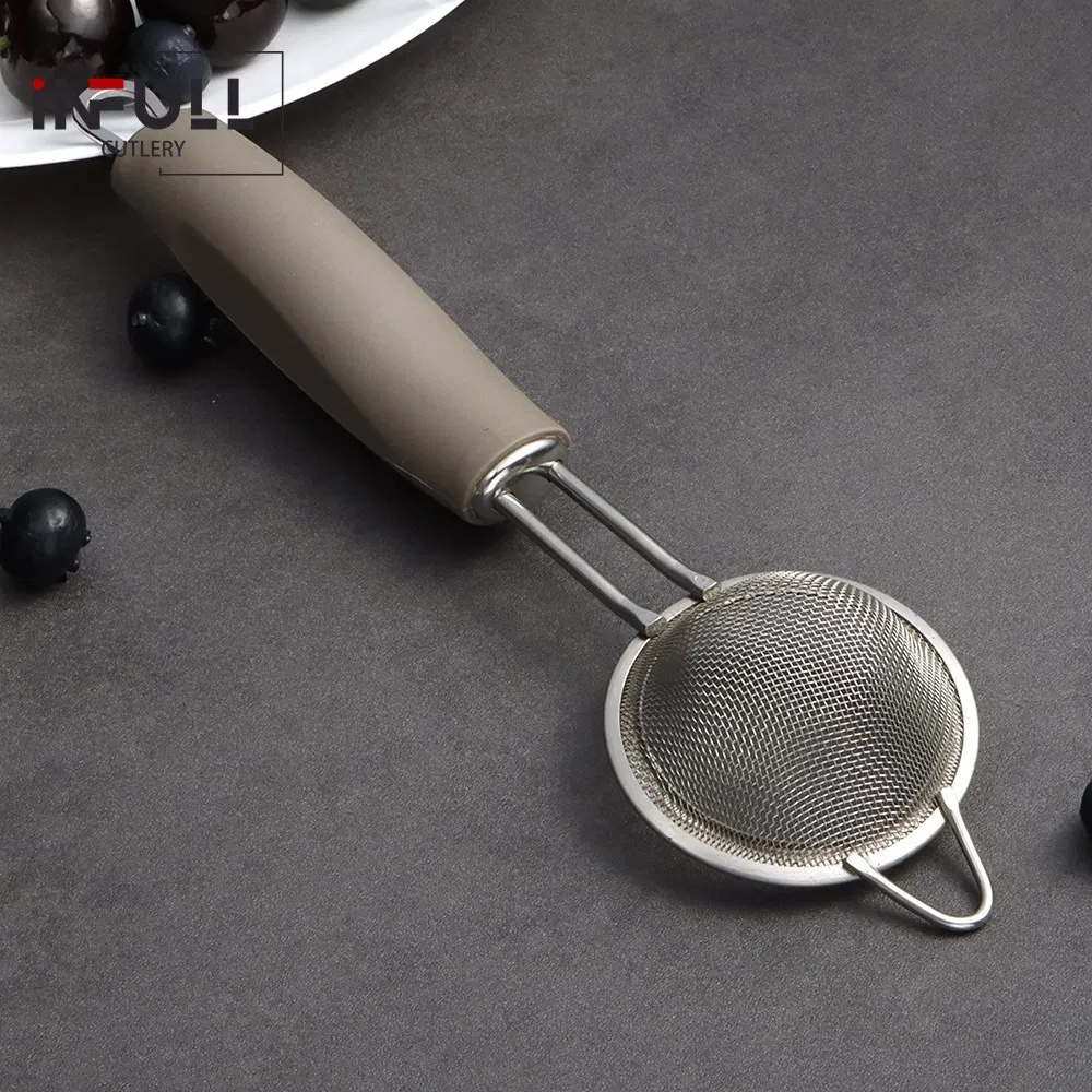 Stainless Steel Fine Tea Mesh Strainer Flour Sifter Sieve Colander Wire Mesh Oil Filter Strainer