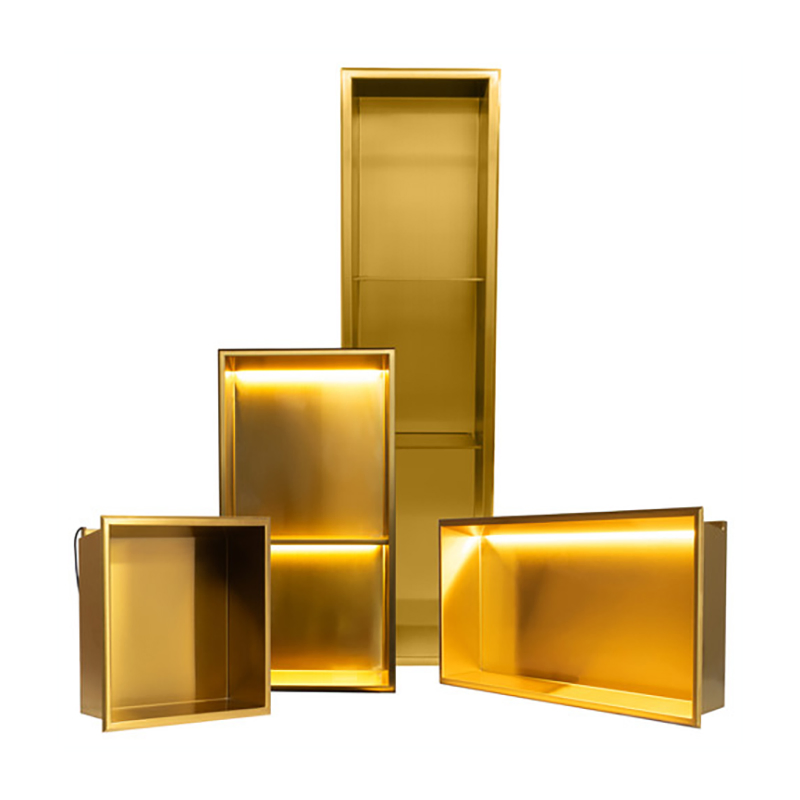 Stylish Waterproof Bathroom and Kitchen Used Wall Niche Shelf