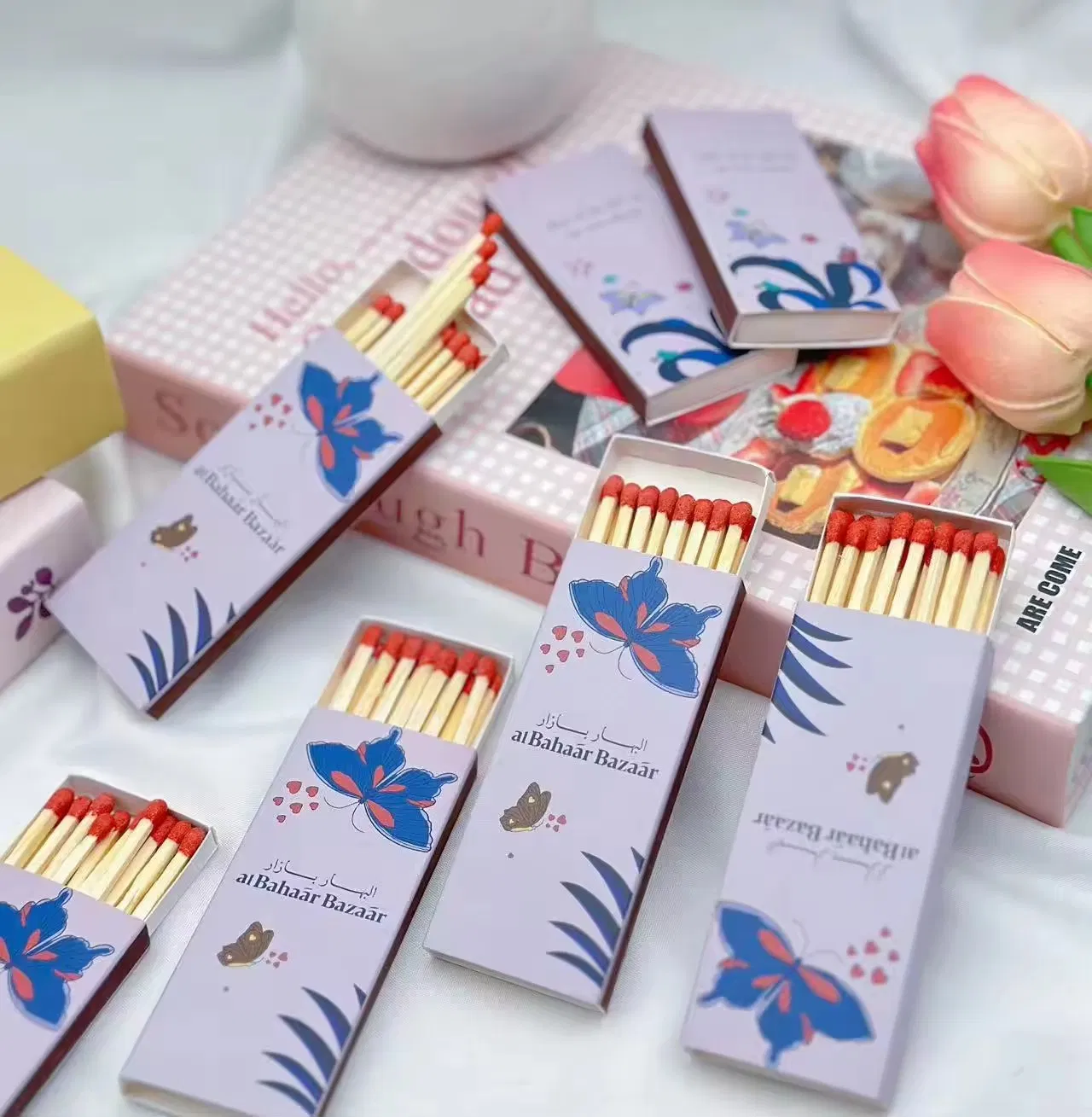 Creative Custom Art Home Furnish Decorative Match Advertising Logo Hotel Restaurant Matchbox