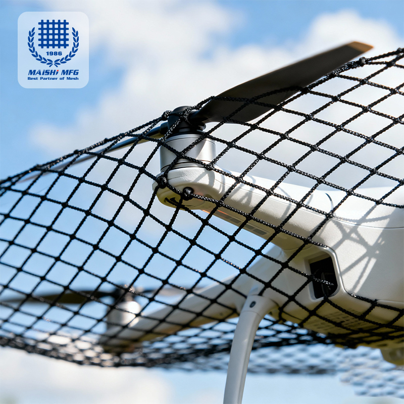 Soft-Catch Technology Uav Guard Netting for Prototype Testing and Sensor Protection System