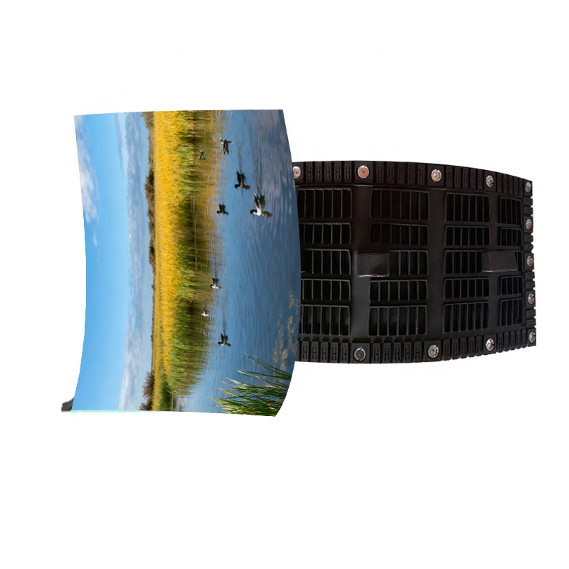 Wide Viewing Angle Wall Extremely Long Life Flexible Outdoor LED Display Screen