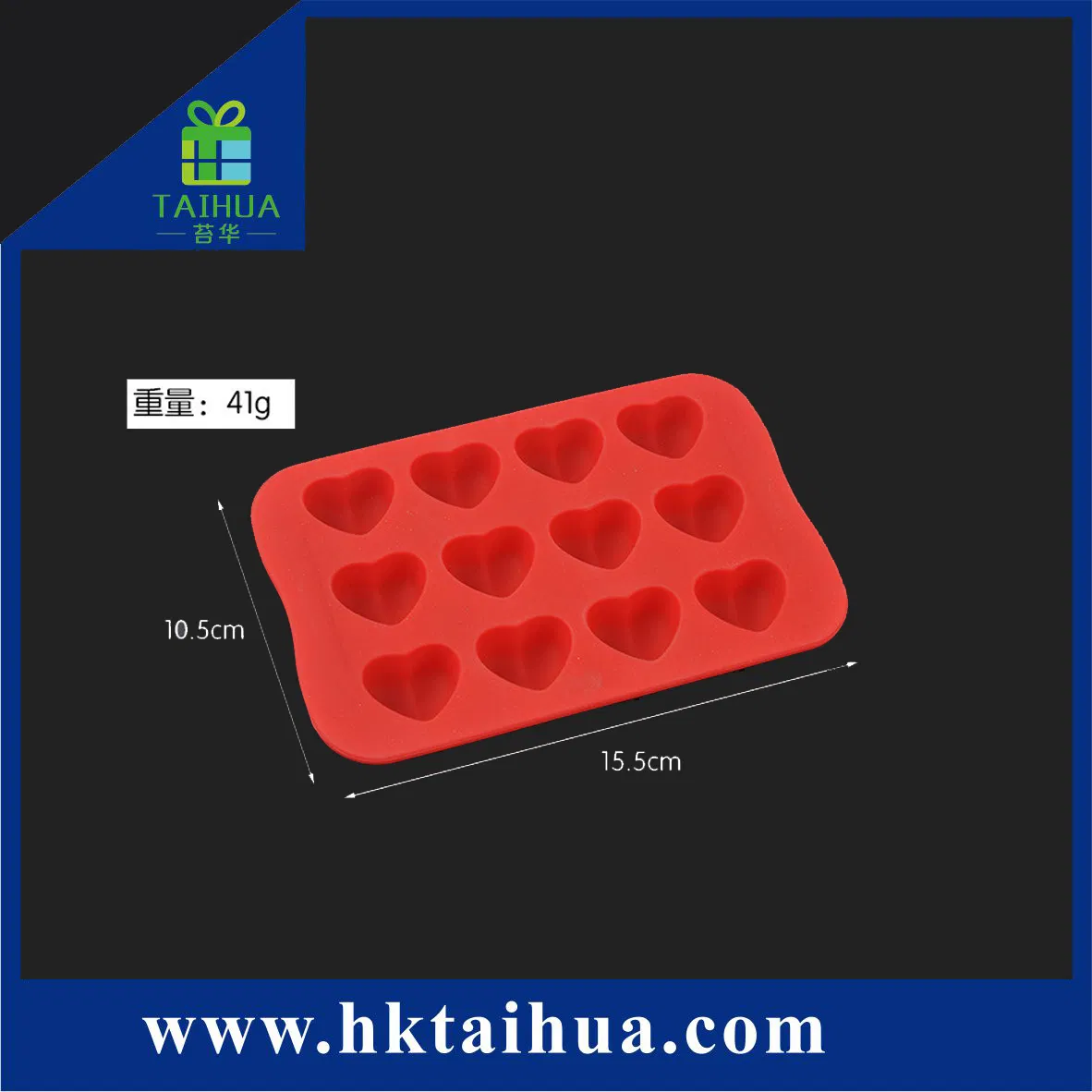 Custom Silicone Ice Tray, Promotion Rubber Ice Tray (TH-bg002)