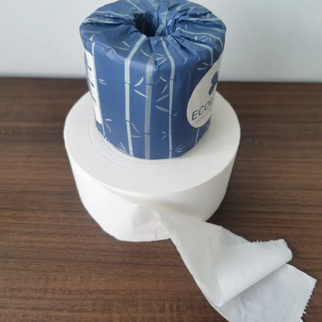 Customized High Quality Safe and Hygienic White Embossed Hotel/Home/Restaurant/Office Bathroom Roll Toilet Paper