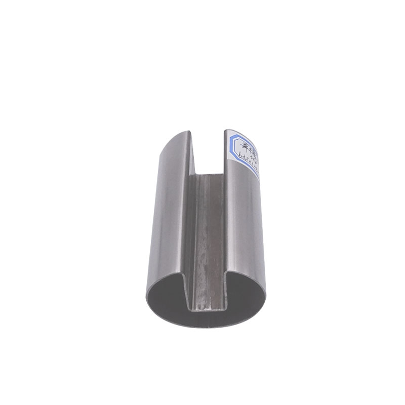 CNC Machined / Wire Cutting Stainless Steel Tubes Stainless Steel Handrail Glass Railing Stair Baluster