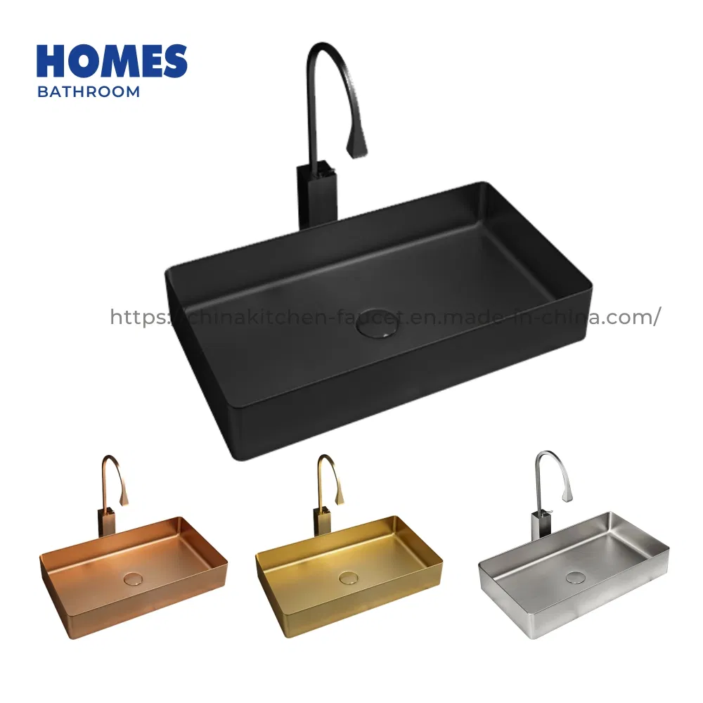 Round Shaped Black Color Bathroom Concrete Vessel Sink Counter Top Wash Basin