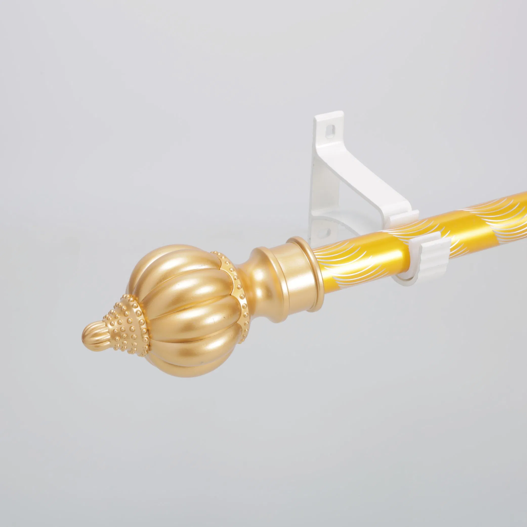 Customized Home Decoration Double Single Curtain Pole Adjustable Curtain Rod Set Curtain Poles Accessories