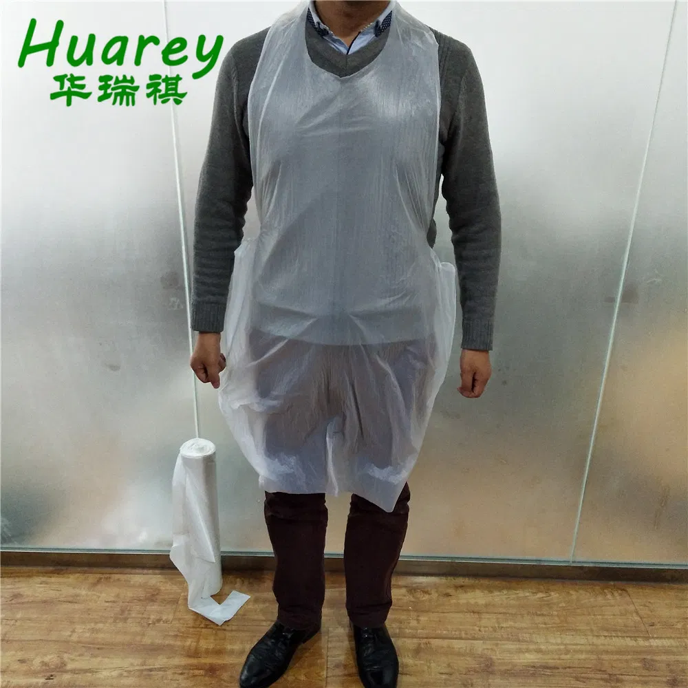 Disposable Water-Proof Embossed PE Apron