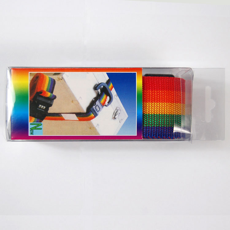 High Quality Polypropylene Luggage with Password Luggage Packaging with Customs Code Lock Buckle Luggage Strap