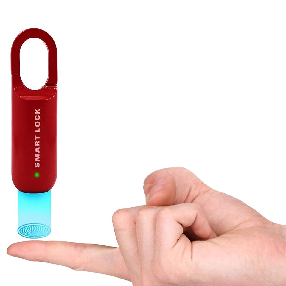 Mini Pocket Size Smart Keyless Bag Luggage Security Fingerprint Padlock