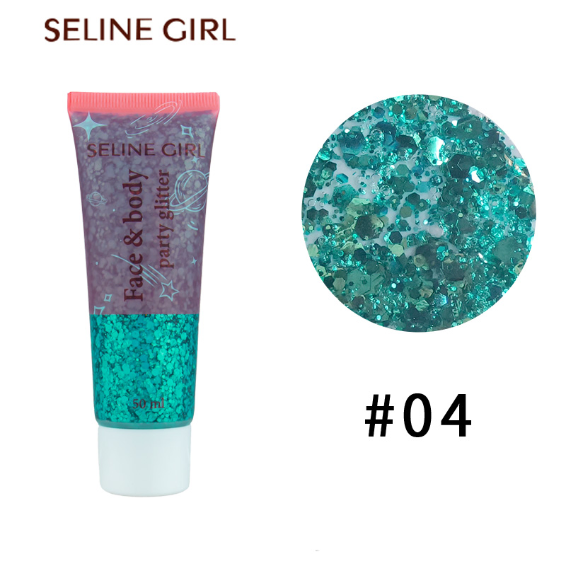 Seline Girl 50ml Nightclub Performance Stage Makeup Eyeshadow Liquid Glitter