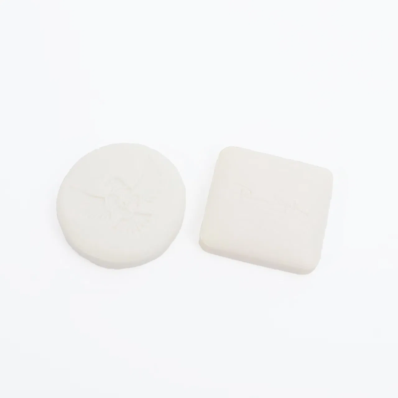 Elegant Embossed Square Soaps for Wedding Favors & Guest Welcome Kits