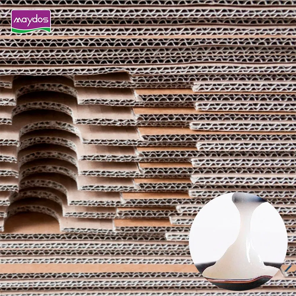 High Quality Corrugate Glue Corrugated Box Starch Glue Powder Quick Drying Corrugator Boxes Corn Starch Glue Chemical