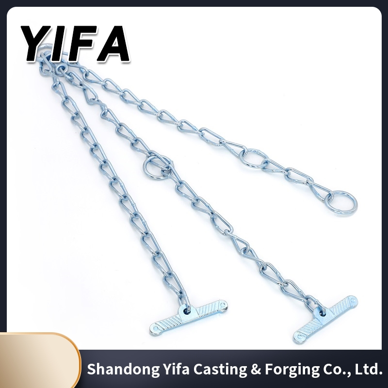 Factory Direct Alloy Steel Seamless Welding Animal Chain Cow Rack Cow Chain