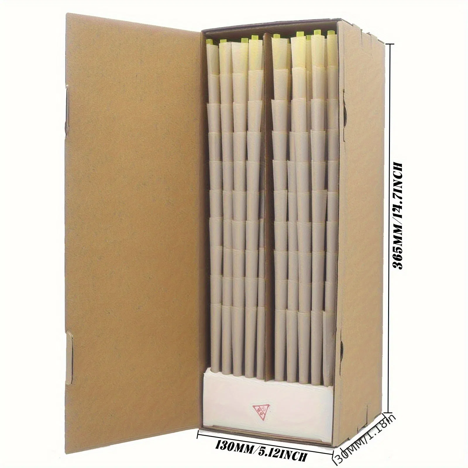 Fast Delivery 109mm Unbleached 1000PCS/Box Cigarette Rolling Smoking Tobacco Paper