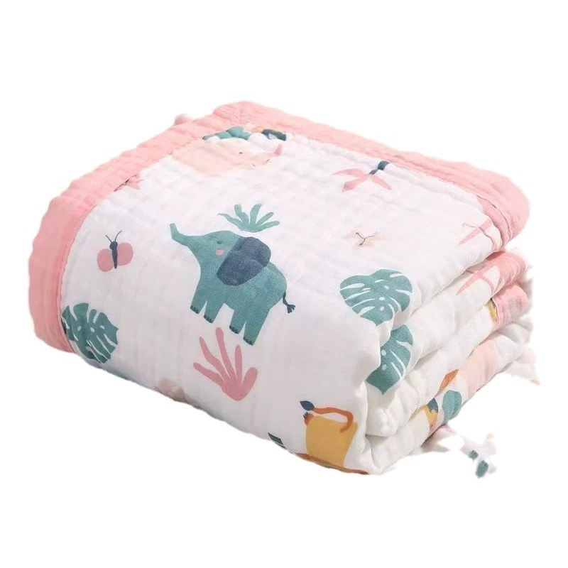 Wholesale Muslin Bamboo Cotton Swaddle Blankets 3 Pack Novel Design Low Price Blanket