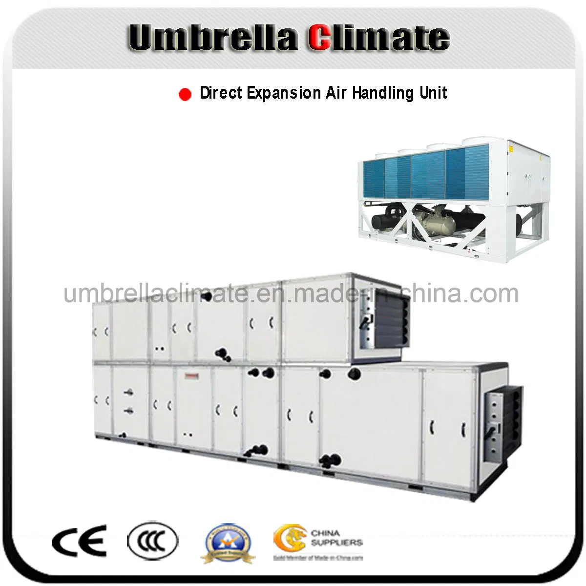 Dx Direct Expansion Modular Air Handling Conditioning Unit Excellent Peformance
