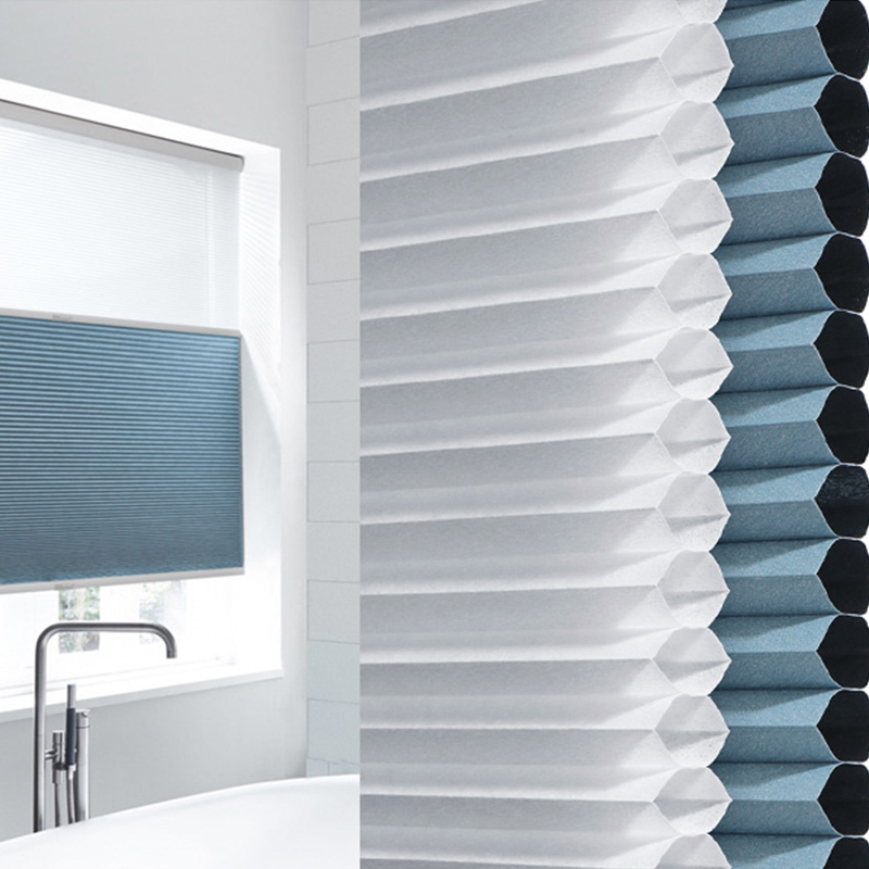 Manufacturer Modern Cellular Fabric No Drill Cordless Day and Night Honeycomb Blinds