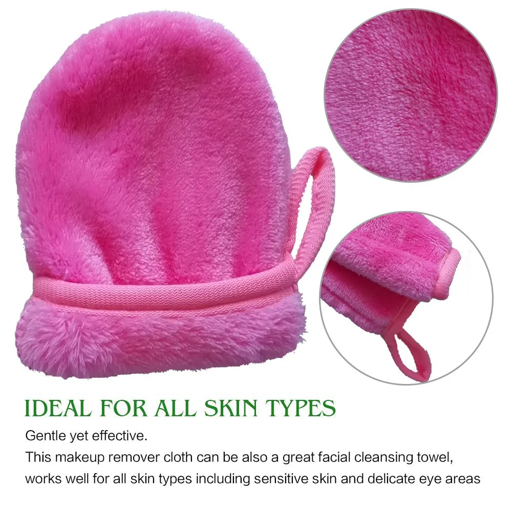 Microfiber Makeup Remover Pads Facial Exfoliating Cleaning Cloth for Washing Face