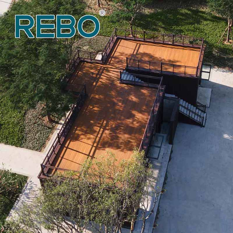 Бамбуковое напольное покрытие для улицы, противоскользящее