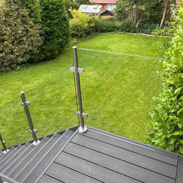 Top Value New Design Clear Tempered Toughened Glass Fencing Glass Balustrades