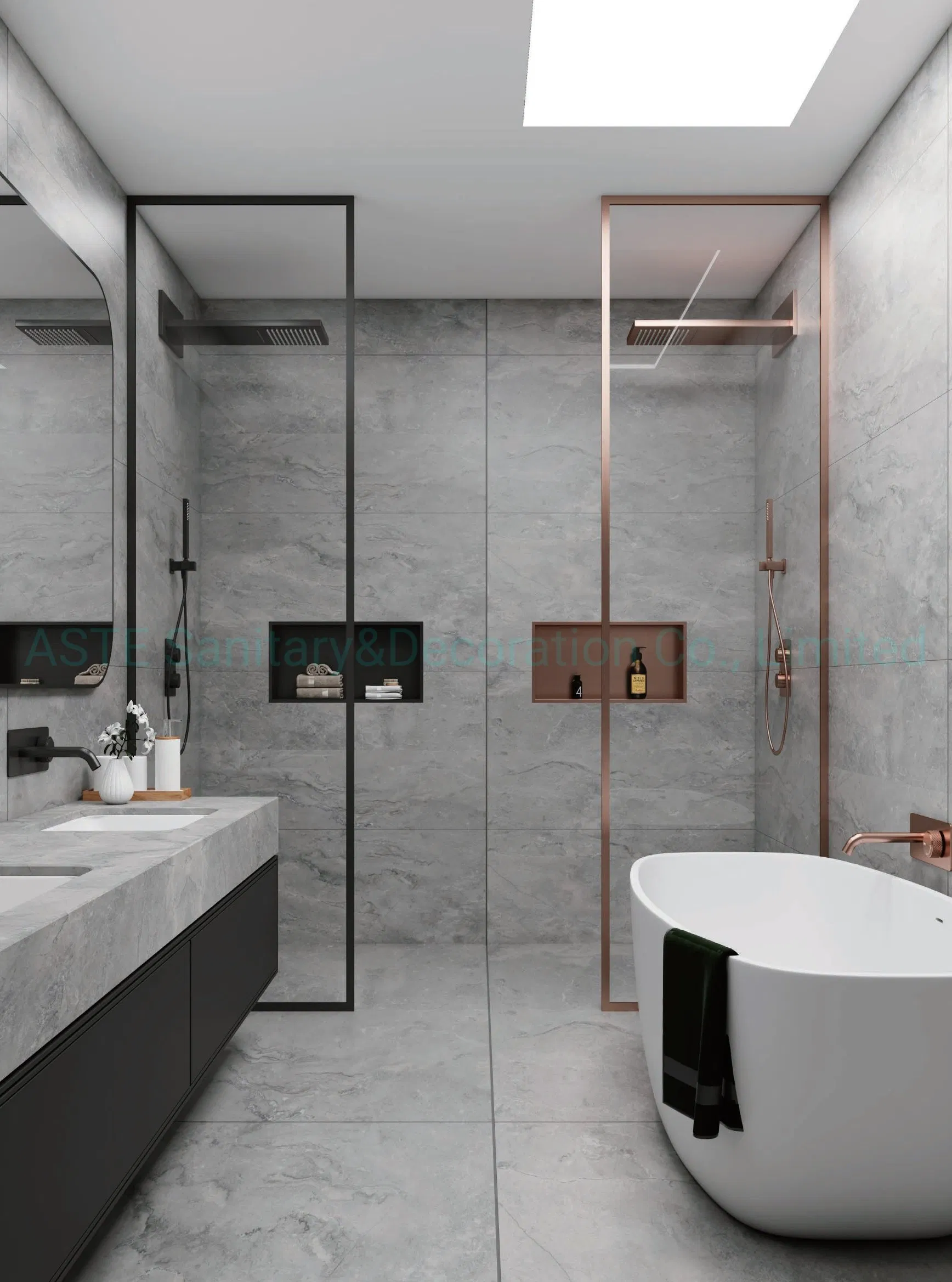 24× 12, Inch Bathroom Accessories Double Shelf Bath Insert Built in Embedded Holder Recessed Wall Mounted Stainless Steel Shower Niche for DN2412