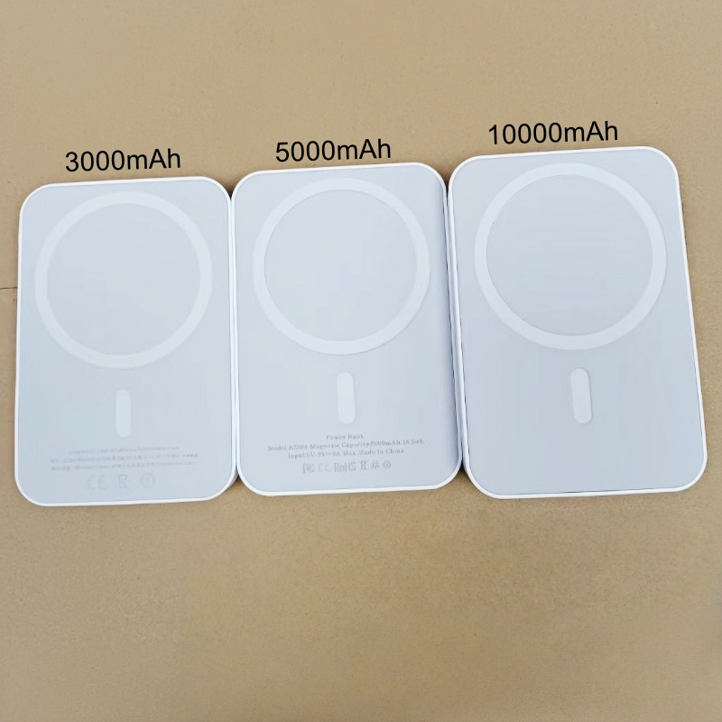 5000mAh 3000mAh Battery Pack Wireless Magsafe Power Bank for iPhone