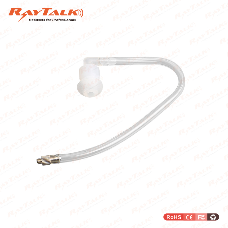 Transparent Coil Acoustic Air Tube Earplug with Copper Ring for Two-Way Radio Walkie Talkie Earpiece Earbud Headset Accessories Tube