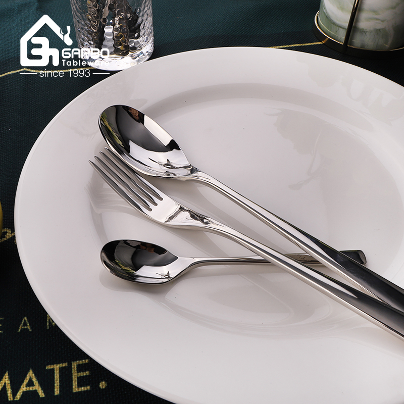 High-Quality Silver Stainless Steel Cutlery Set Eating Utensils for Hotel Wedding Party Dessert with Wholesale Price
