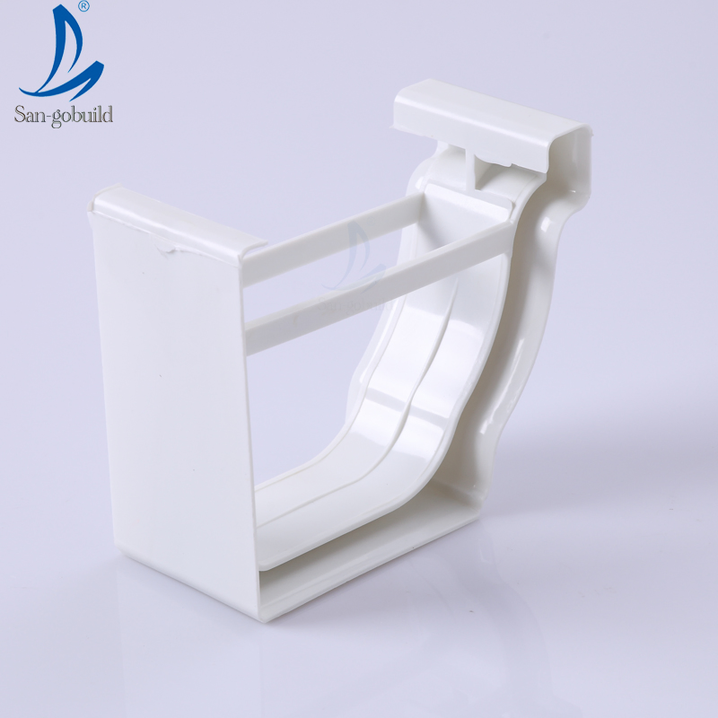 China Supplier High Temperature Resistance Building Material PVC Rain Gutter for Rain Water Collection