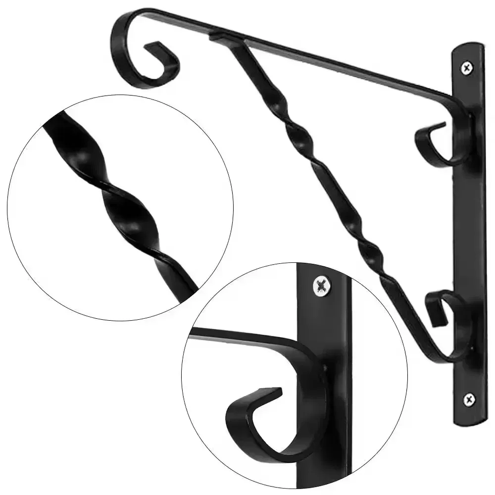 Durable Iron Hook for Garden Plant Hanging and Wall Decoration in Outdoor and Indoor Use