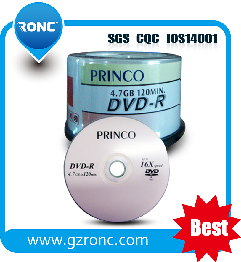 DVD-R диски Princo 4.7 ГБ, 16x, 100 шт.