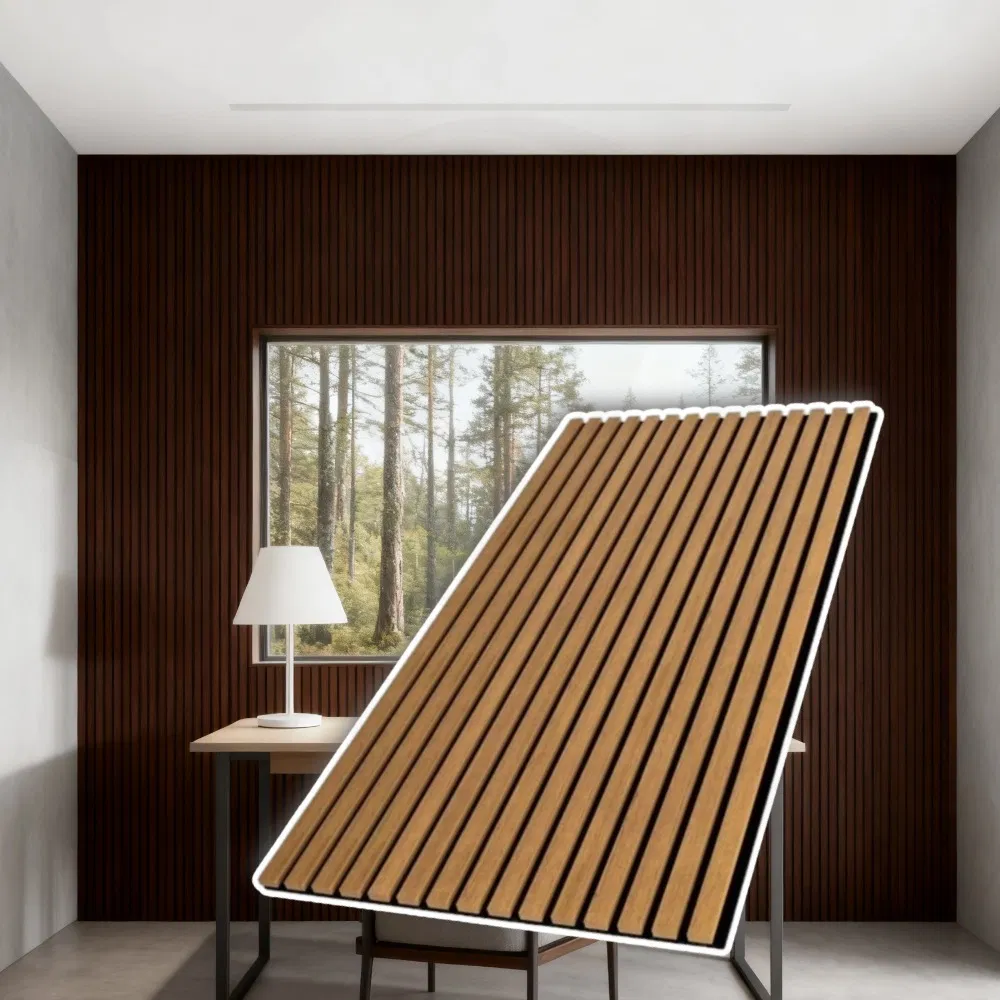 Wood Sound Absorbing MDF Acoustic Ceiling and Wall Cladding Panels Akupanel