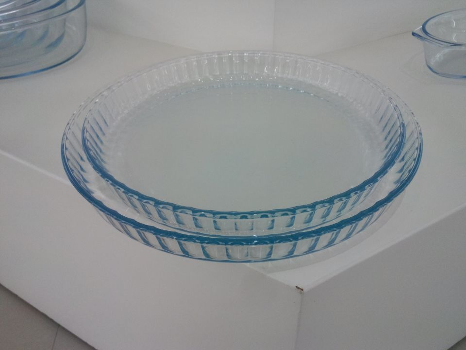Baking Dish, Heat Resistant Glass Container, 0.7L, 1.0L, 2.2L, 3.0L
