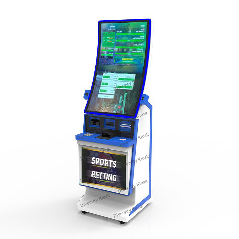 Digital LED Curved Screen Casino Cash ATM Machine Turnkey Software Hardware Solution